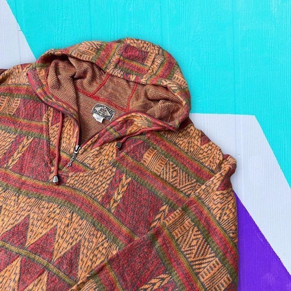 Vintage 90s Fleece Hoodie - Picture 2 of 4